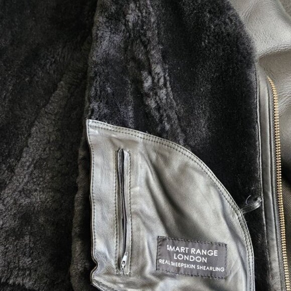 Sheepskin Leather Jacket - Picture 8 of 10